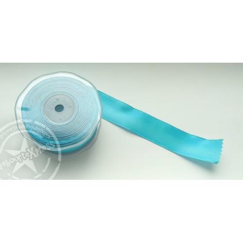 breed satijnlint blauw / turqouise
