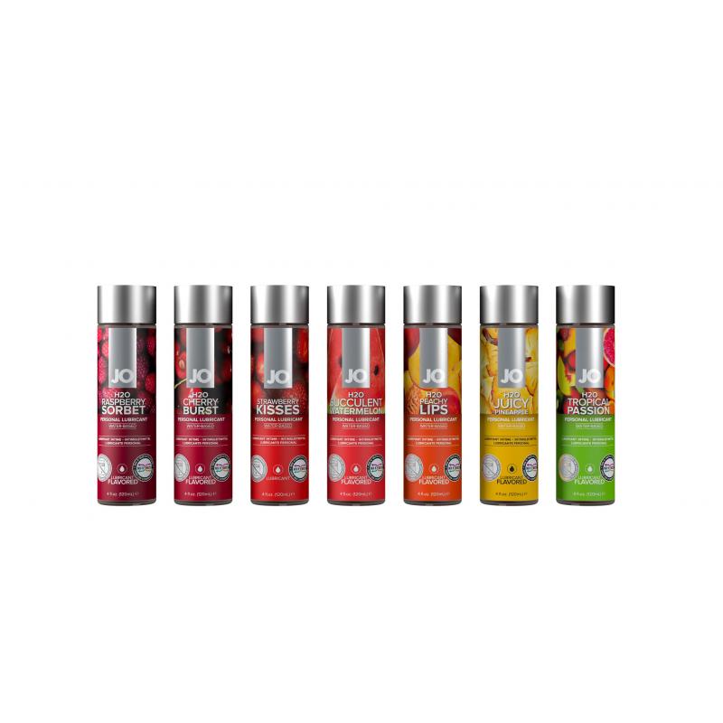 JO Flavors H2O Lubricant - Glijmiddel In Diverse Smaken Raspberry Sorbet