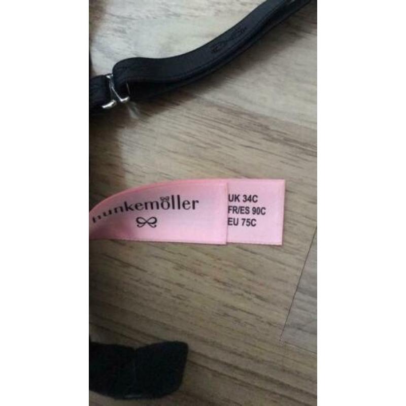 Nieuw met kaartje Hunkemuller push up bh zwart 75C