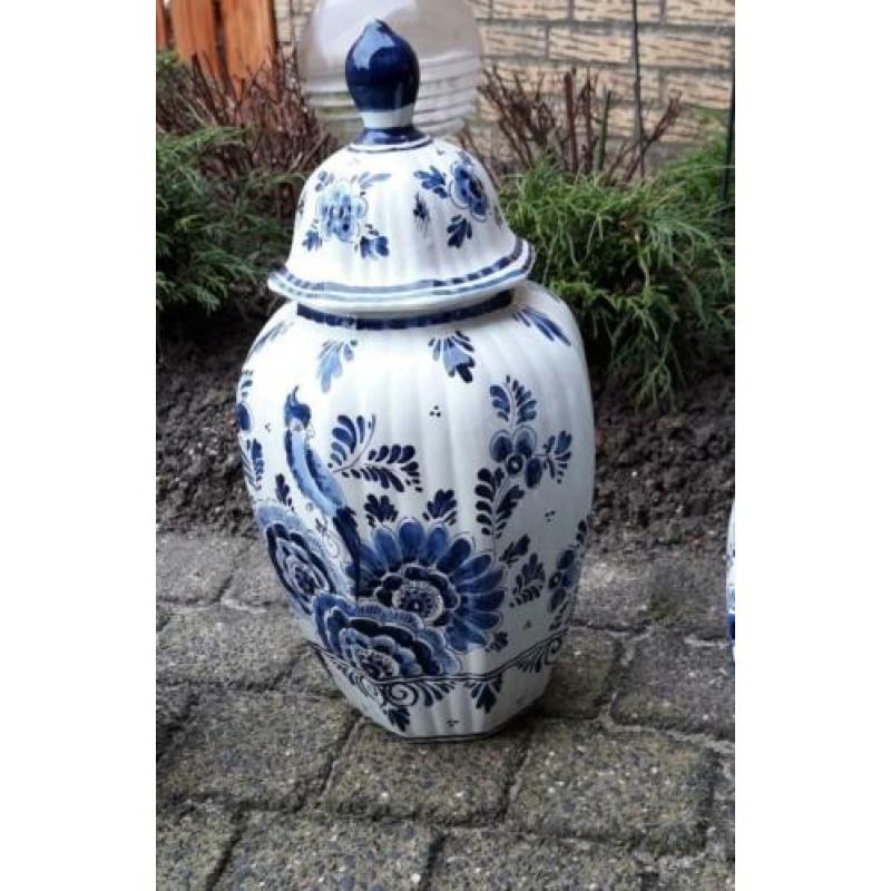 3-delig Delfts blauw kasstel