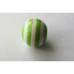 Luxe Vintage Lucite streep kraal groot