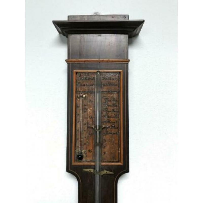 antieke FRANSE torricelli stick barometer