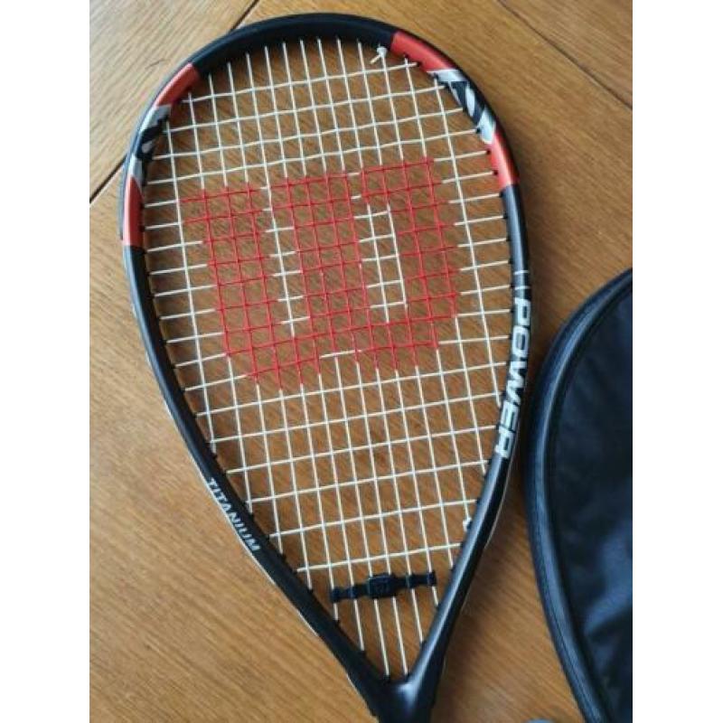 Wilson Squash TI Power Titanium Racket