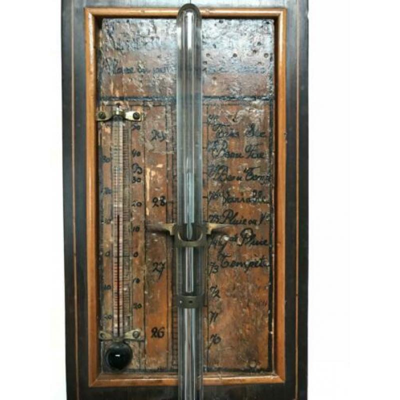 antieke FRANSE torricelli stick barometer