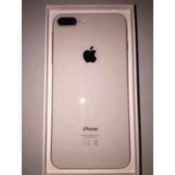Iphone 8 plus 64GB incl hoesjes