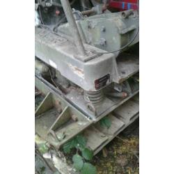 Trilplaat wacker zware hatz motor