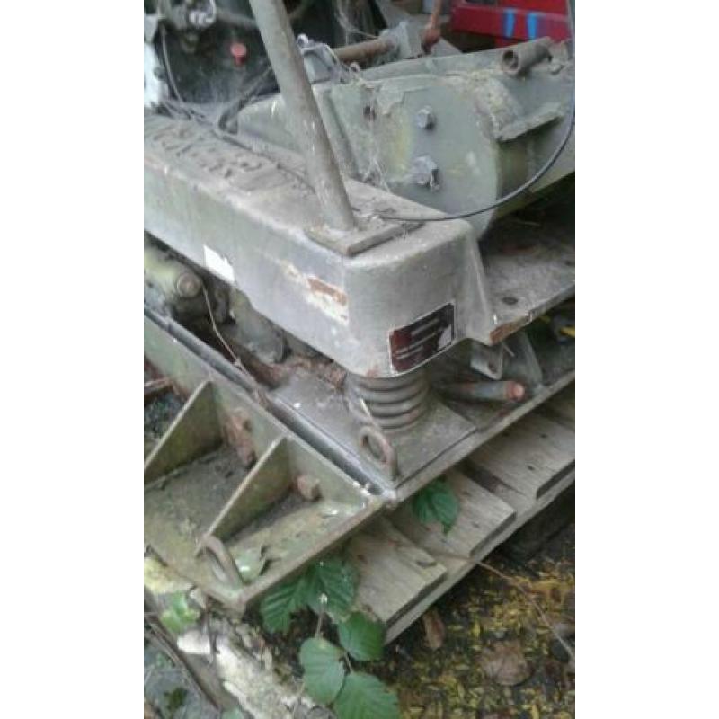 Trilplaat wacker zware hatz motor