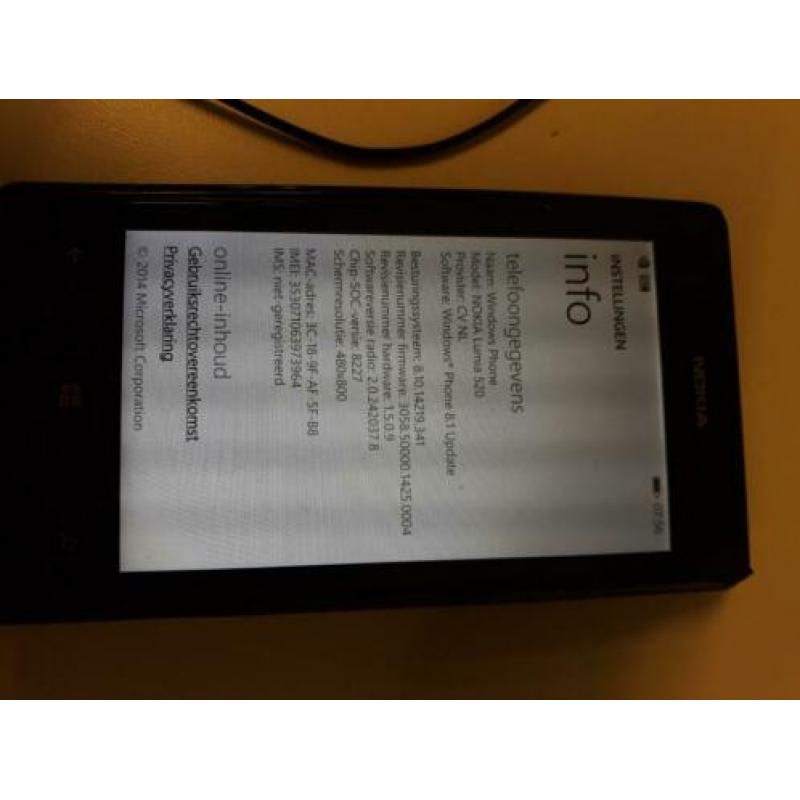 Nokia Lumia 520 zwart