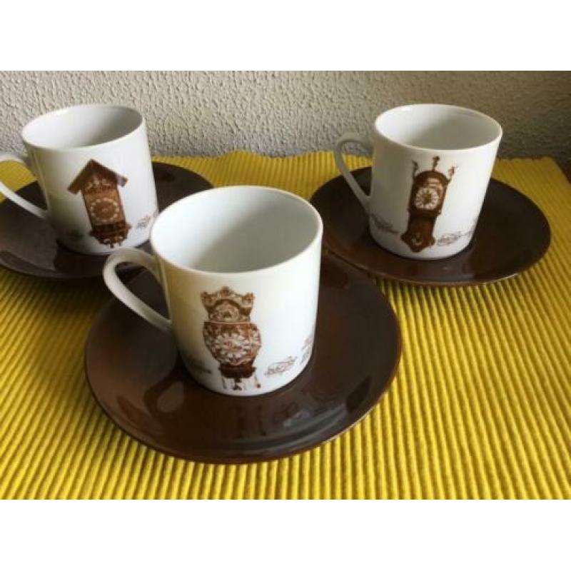 Klokken servies vintage