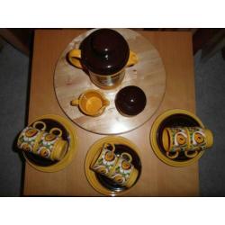 Koffieservies aardewerk