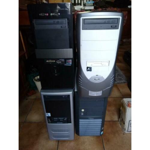4 PC's computers