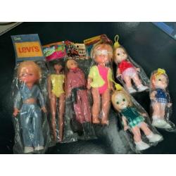 Collectie vintage poppen