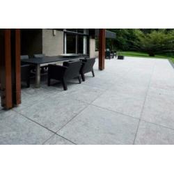 tuintegels Spotted Blue hardsteen 60x60cm gevlamd geborsteld