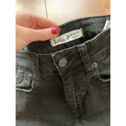 Lois spijkerbroek jeans zwart xs 24