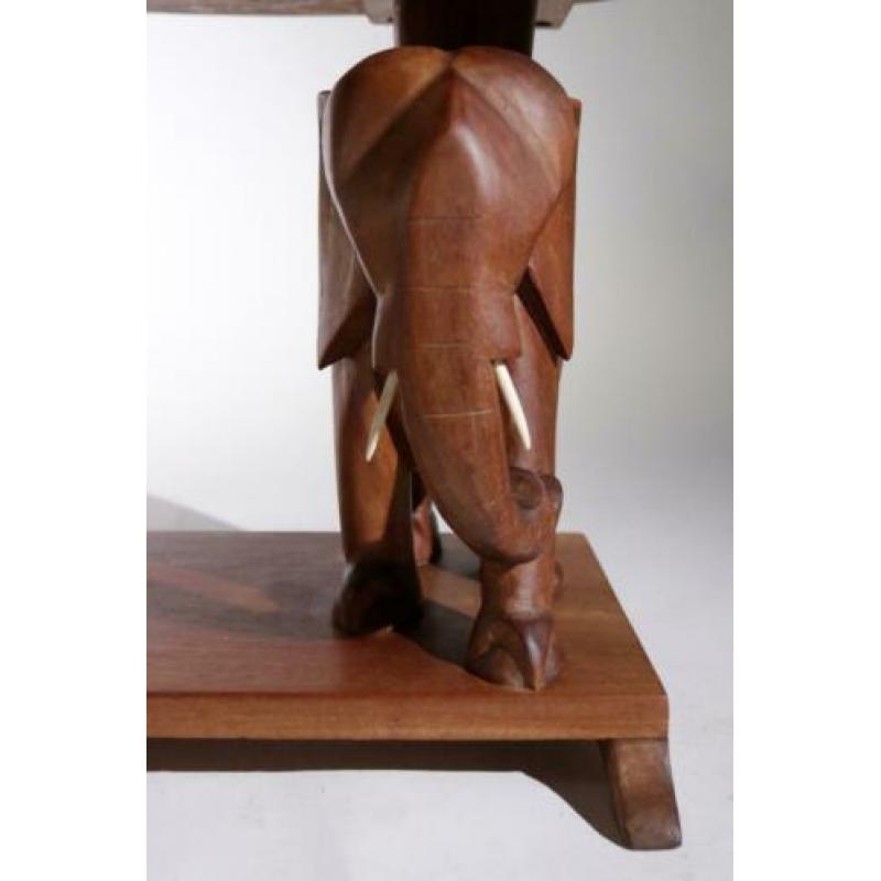 Boho Style Vintage Olifant Teak salontafel