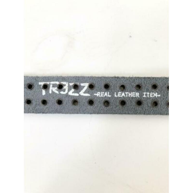 Trezz riem echt leer grijs, maat 95 - NP 39,95 - wyp