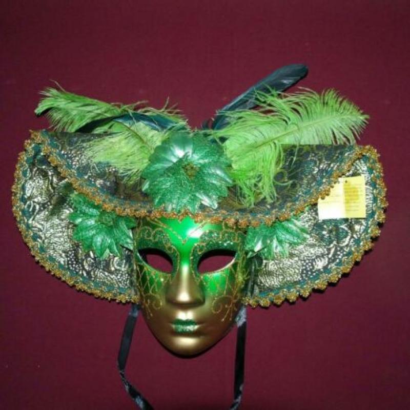 NIEUW ! Super mooie venetiaanse masker met hoed