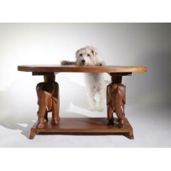 Boho Style Vintage Olifant Teak salontafel