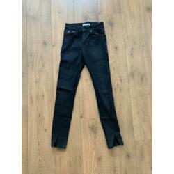 Lois spijkerbroek jeans zwart xs 24