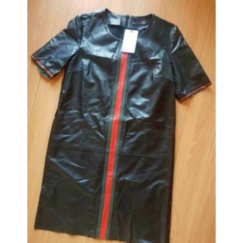 Nieuw! Leren jurk Suite22 maat S DNA Gucci Goosecraft Ibana