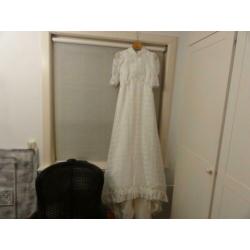bruids jurk met hoepel rok vintage