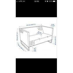 Ikea Knoppard 2 zitsbankje zgan
