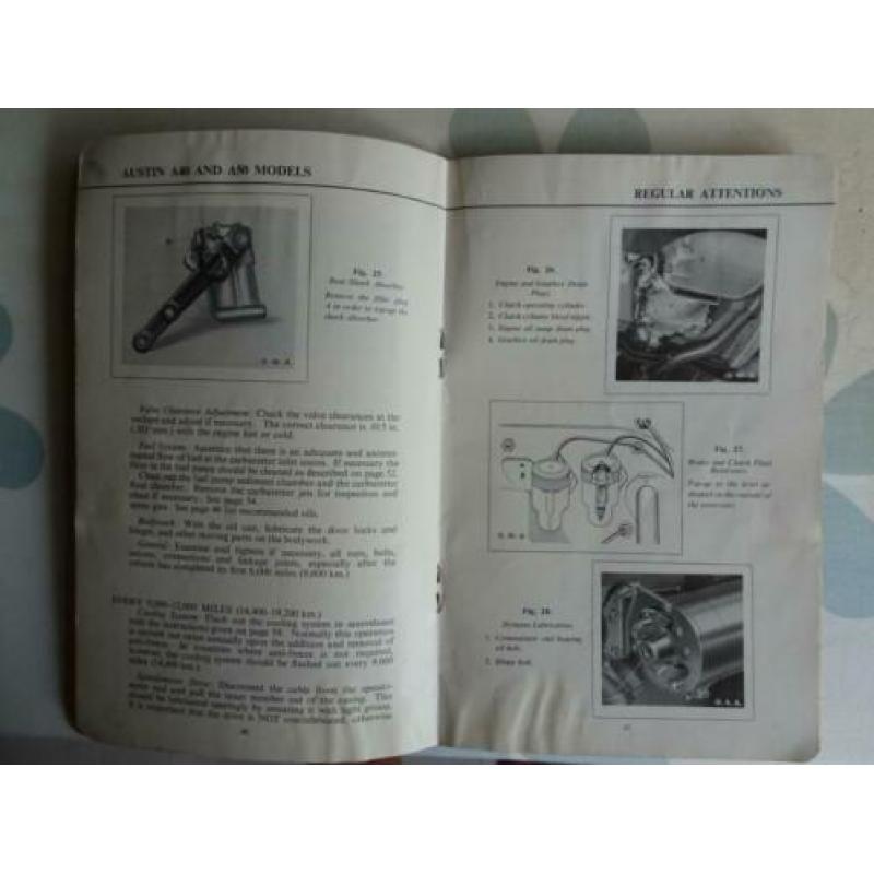 Austin A40/50 instructieboekje
