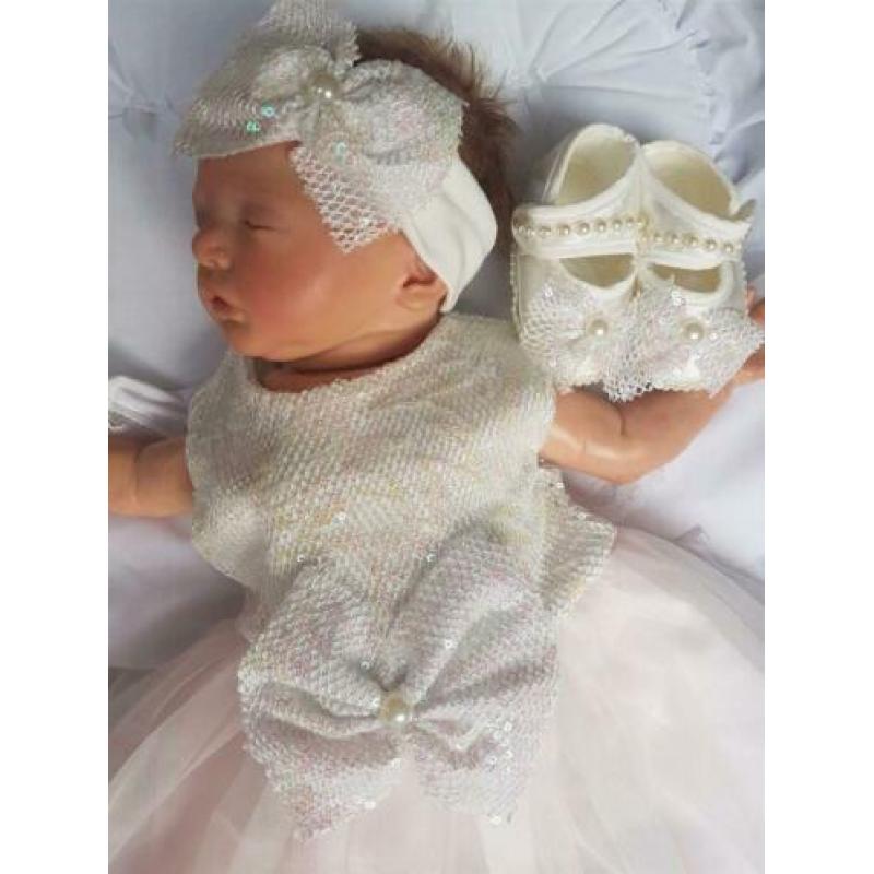 feestjurkje setje baby doopjurkje bruidsmeisjesjurk Visara