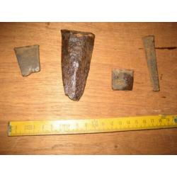 Spie wig retro vintage antiek 4 stuks