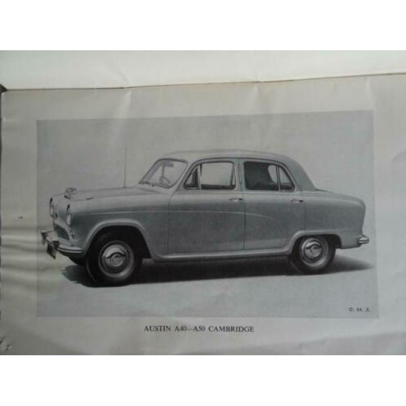 Austin A40/50 instructieboekje