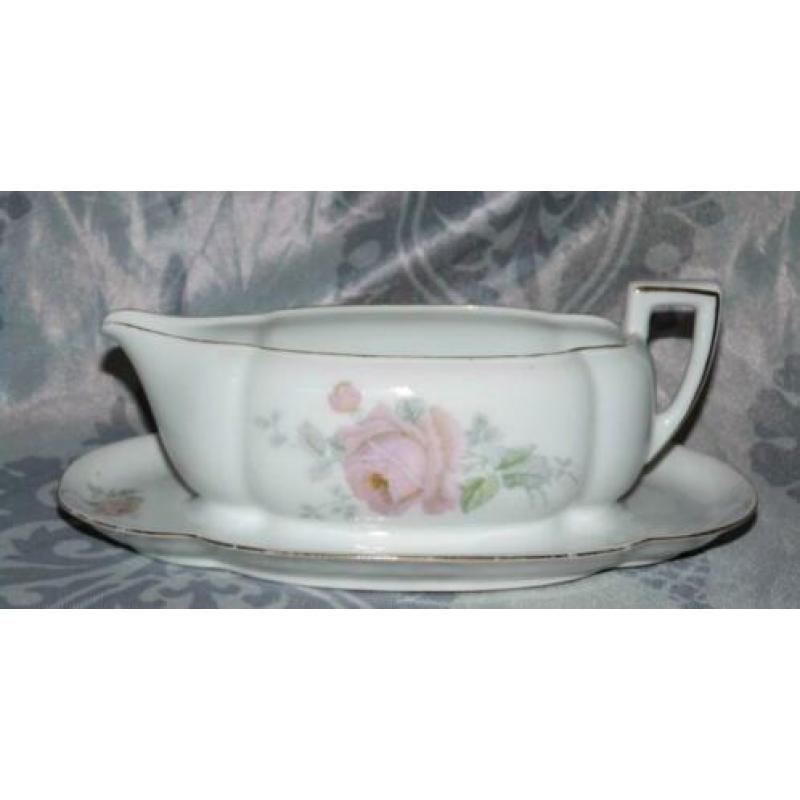 Brocante juskom sauskom met roze rozen (164)