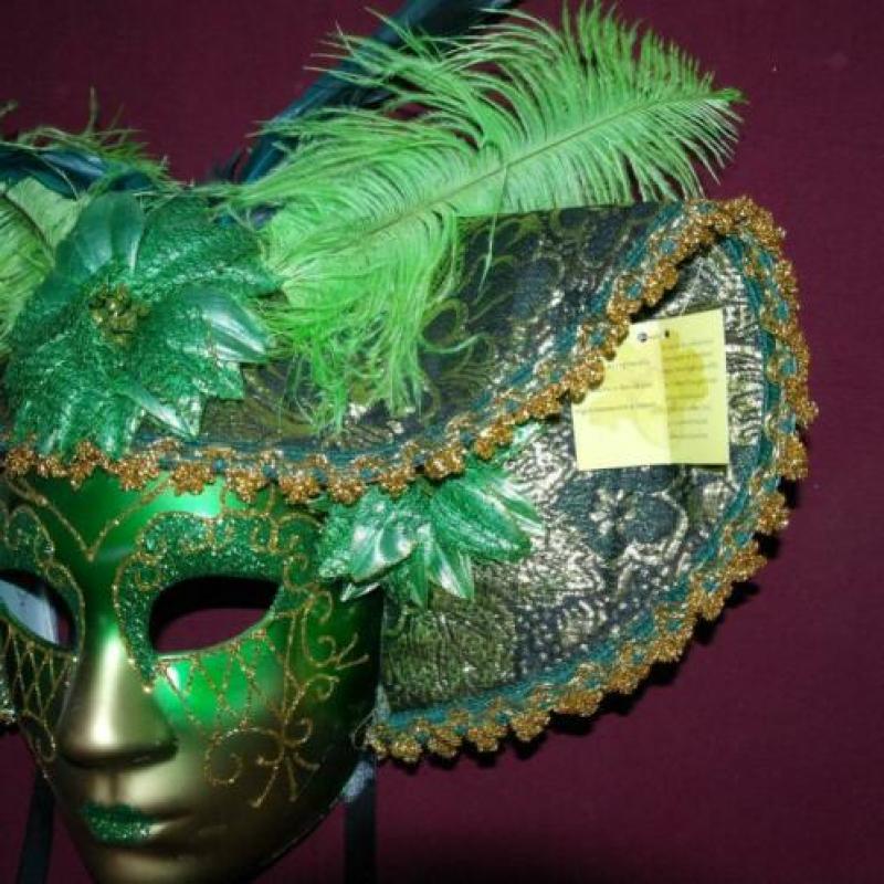 NIEUW ! Super mooie venetiaanse masker met hoed