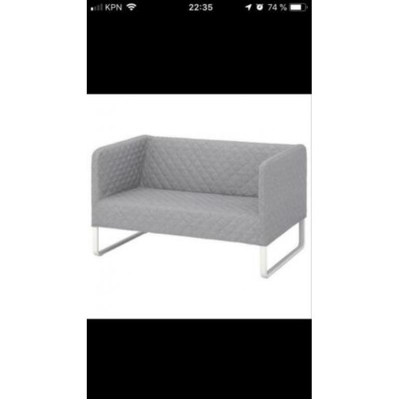 Ikea Knoppard 2 zitsbankje zgan