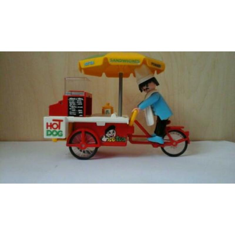 Playmobil hotdogkar met verkoper