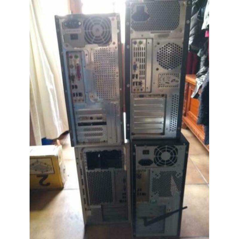 4 PC's computers