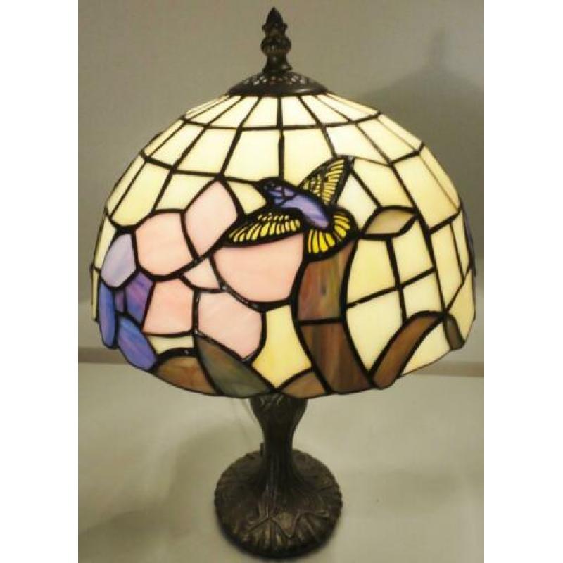 Tiffany lamp,tiffany tafellamp kolibri