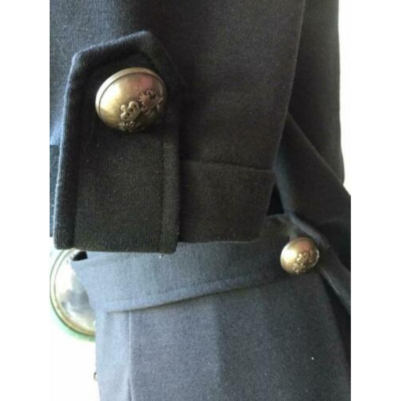 Pracht zwart tricot jurk 38