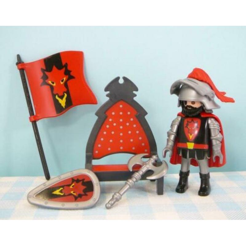 Playmobil 3269 rode draken ridders kasteel set troon paard