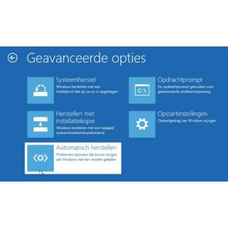 Windows 10 Pro software installatie herstel usb flash drive