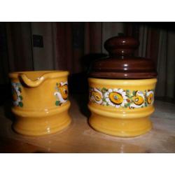 Koffieservies aardewerk