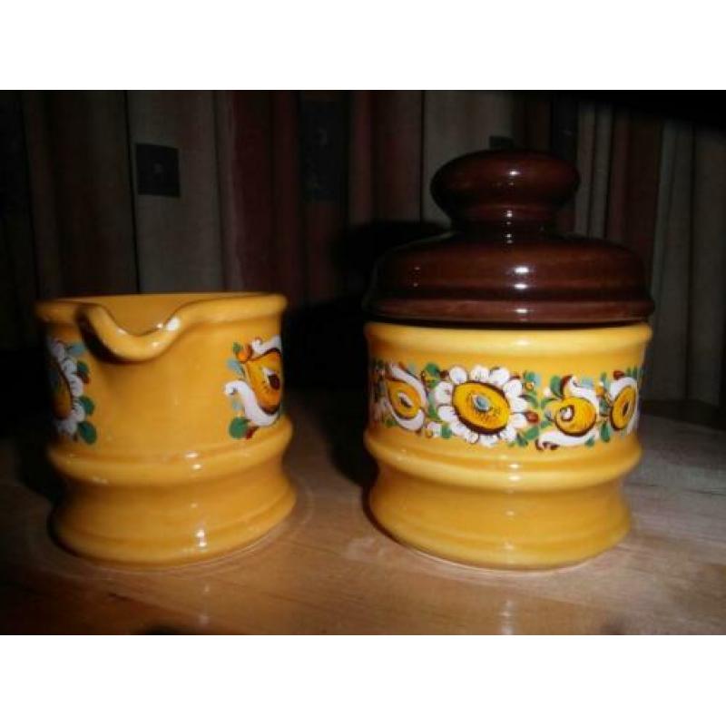 Koffieservies aardewerk