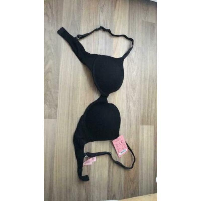 Nieuw met kaartje Hunkemuller push up bh zwart 75C