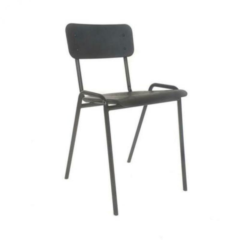 680x School chair vintage oude schoolstoelen cafe stoel 553
