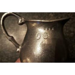 tinnen/ pewter roomstel Wilton Armetale, RWP mark vintage