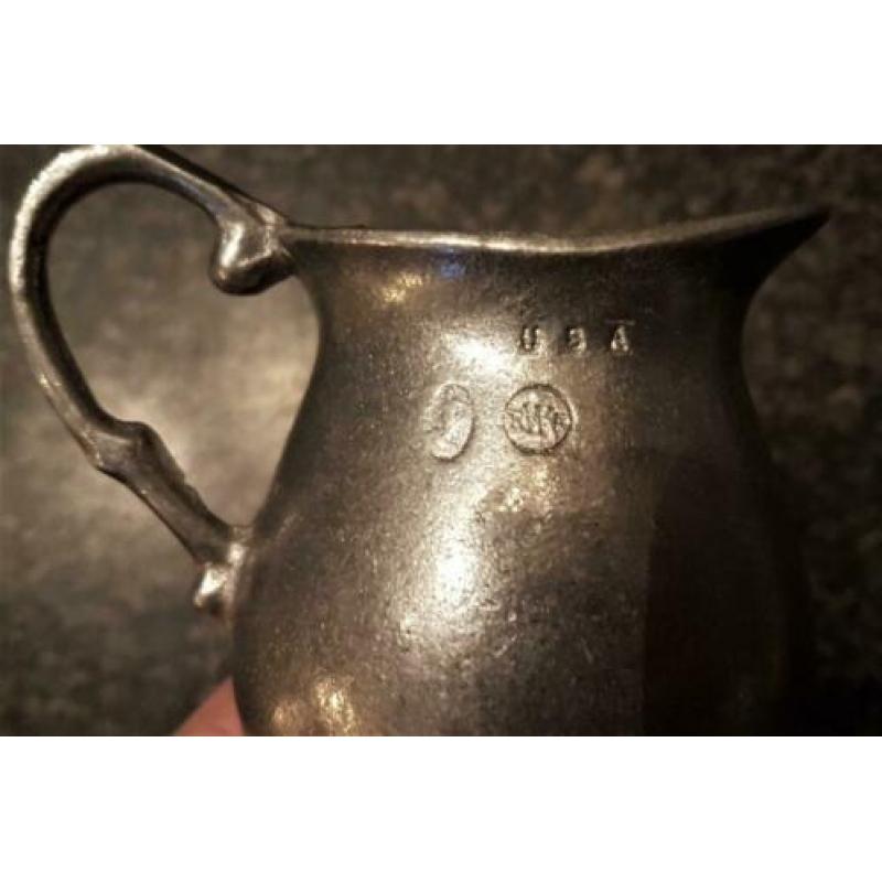 tinnen/ pewter roomstel Wilton Armetale, RWP mark vintage