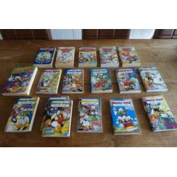 17 stuks Donald duck pocket enkel en dubbel