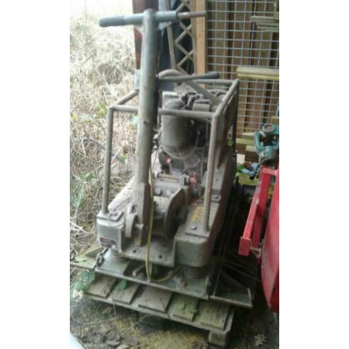 Trilplaat wacker zware hatz motor