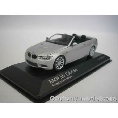 Bmw M3 E93 Cabriolet 2008 Zilver Metallic 1/43 Minichamps