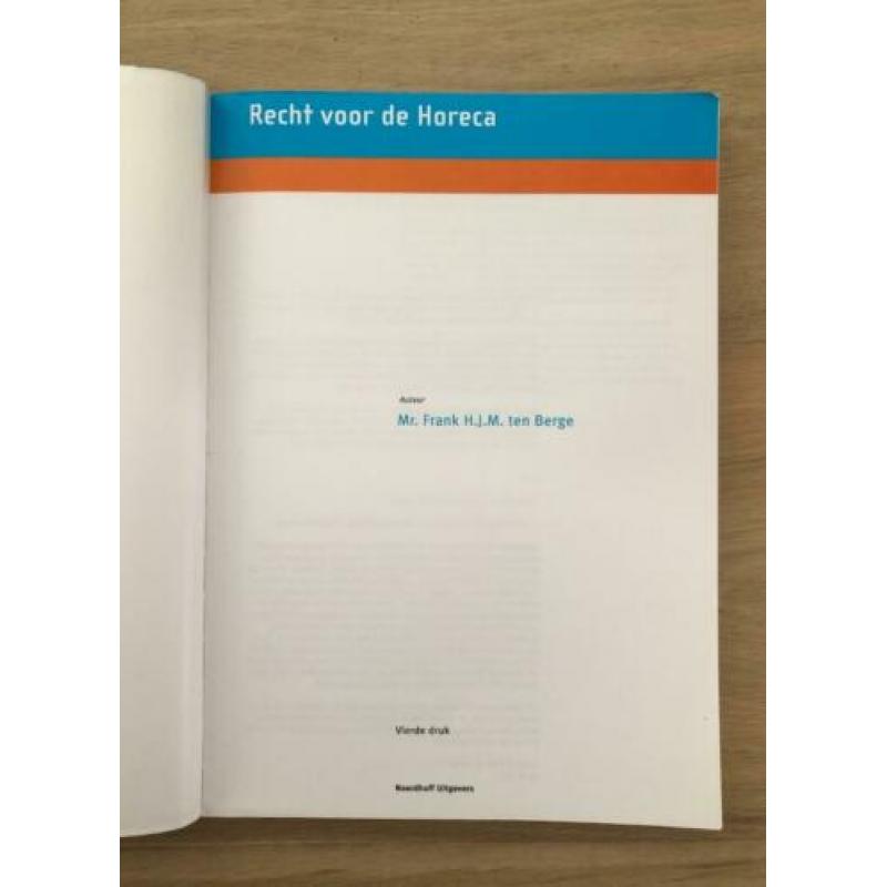 Recht voor de Horeca Handboek