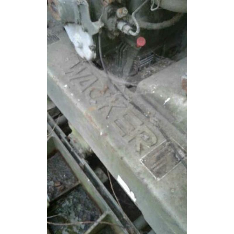 Trilplaat wacker zware hatz motor